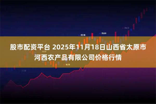 股市配资平台 2025年11月18日山西省太原市河西农产品有限公司价格行情